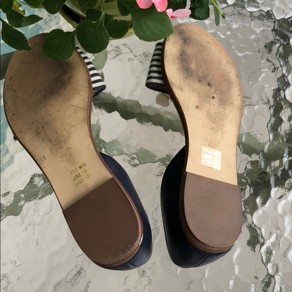J Crew navy/white striped slides - Picture 6 of 6